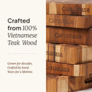 End Grain Teak Wood Butcher Block (M - 16 x 11 x 1.5 in)