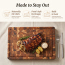 End Grain Teak Wood Butcher Block (M - 16 x 11 x 1.5 in)